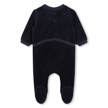 BOSS mameluco para bebe azul marino